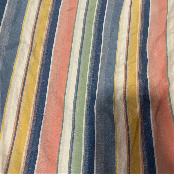 J crew yarn dyed seersucker shirt summer beach stripe - Picture 4 of 5